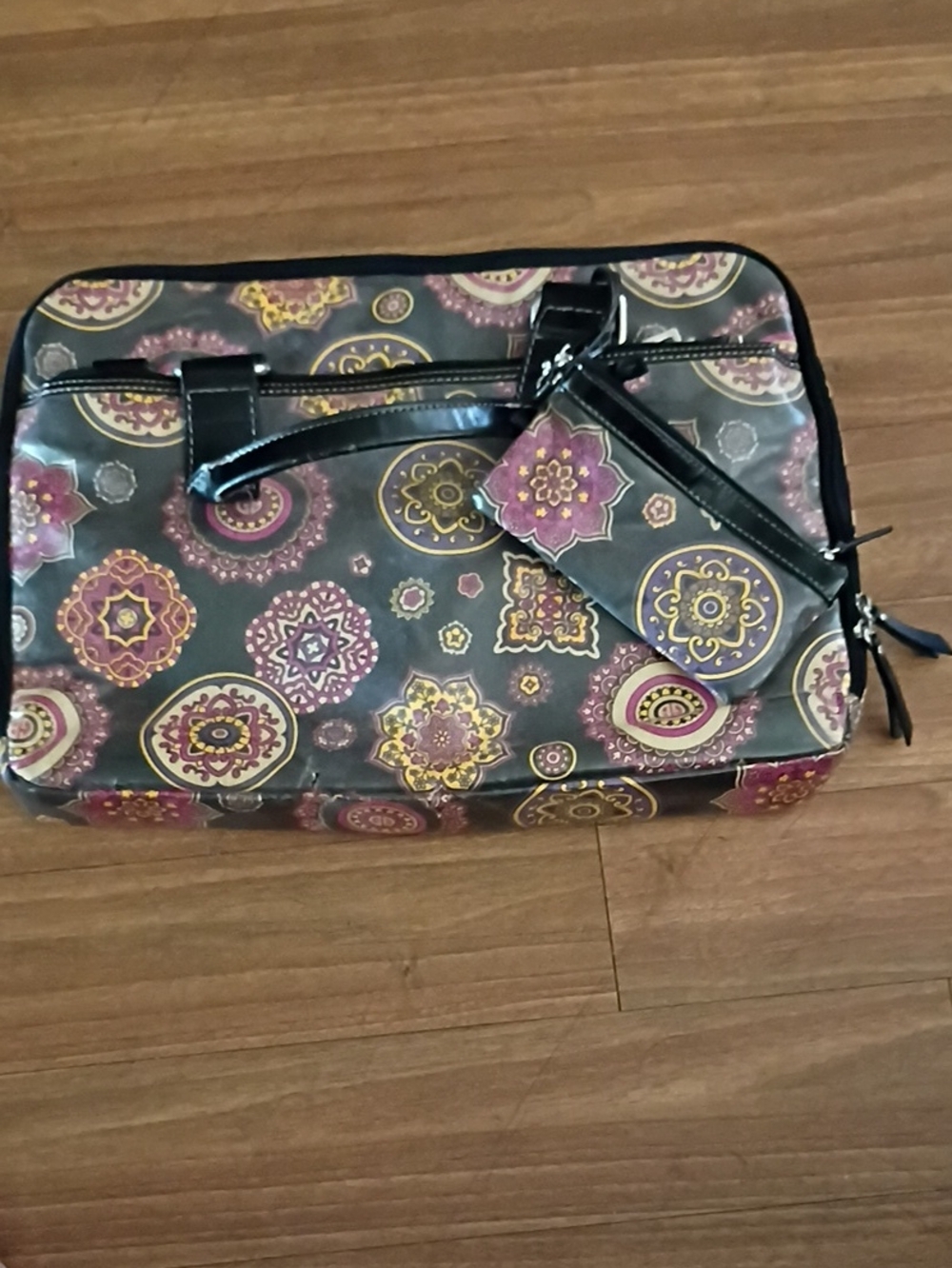 Giani Bernini Large Floral Purse With Coin Purse